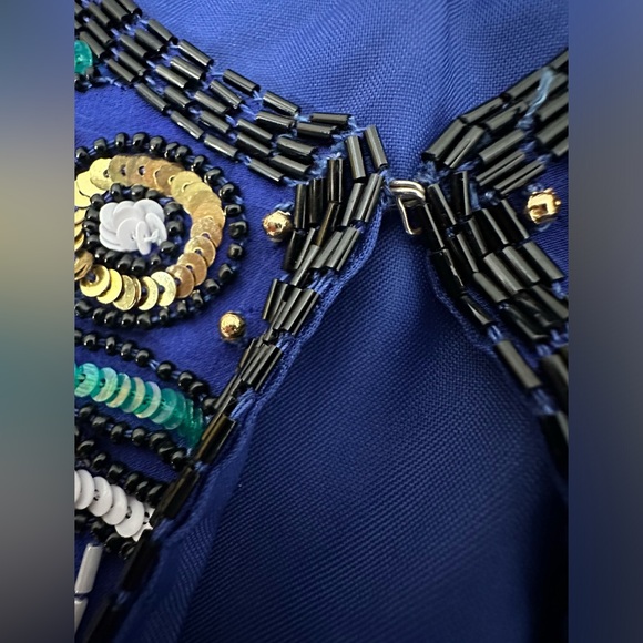 Niteline By Della‎ Roufogali Sequin Beaded Blazer 8 - Picture 7 of 7